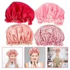 4 Pcs Shampoo Cap Waterproof Shower Thicken Bathing Child Women's