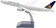 Pre-Built Model Aircraft 31CM 1/200 Scale Realistic Airplane Model for Continental Airlines B777-200 N78001 Collectible Aircraft Model Miniature Airplane Model