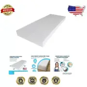 4" x 24" x 48" High Density Upholstery Foam for Cushions & Seats Replacement