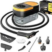 Koeay 1500W Steam Cleaner 3-Level Adjustable Handheld Portable PressureSteamer Cleaner 15s Heat-Up with 1600ml Tank & 9 pcs Accessories, Home Steam Cleaner for Dirt, Grease, Grout, Tile, Floor