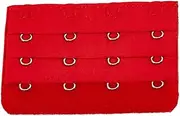 [Generic] Extension Strap Bra Extenders Buckle 4 Hook Multicolor Adjustable 3 Rows