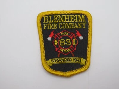 Blenheim Fire Rescue Dept New Jersey Hat Patch