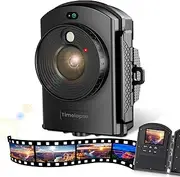 Time Lapse Camera for Outdoor Contruction - Timelapse Camera with Infrared Positioning & LED Light, 180 Days Shooting, 1080P AVI Videos & Photos for Cooking, Plant Growth, Landscape(64GB)