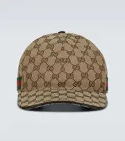 [Gucci] Gucci Original GG canvas baseball hat L brown