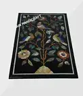 24 x 30 Inches Black Marble Coffee Table Top wall panel Art Inlay Wall Scenery