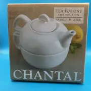 Chantal Tea for One 92-TPC10 Personal Teapot Lid And Cup Combo Black. OR RED