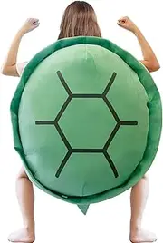Cuecutie 40 Inch Wearable Turtle Shell Pillows Tortoise Shell Stuffed Animal Turtle Plush Cushion Toy Dress Up Gifts for Adult…