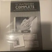 New 12 x 12 Scrapbook COMPLETE Album 20 Pre-Made Designed Pages WEDDING