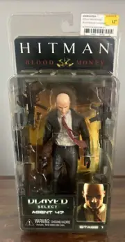 NECA Player Select Stage 1 Hitman Blood Money Agent 47 Figure BRAND NEW 2006