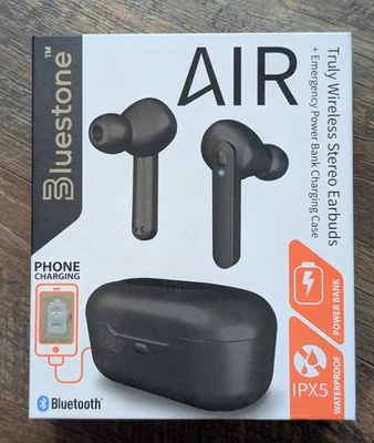 Bluestone Air Bluetooth Wireless Earbuds with Charging Case Brand New Sealed