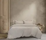 Ardor Boudior Ardor Boudoir Vintage Washed Quilt Cover Set - Grey - Single