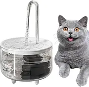 Pet Water Dispenser 1L Wireless USB Automatic Cat Water Dispenser | Pet Drinking System Clear Water Circulation, Visible Water Level Indicator