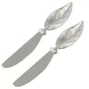 2 PCS Butter Knife Cake Scraper Icing Spatula Bread Machine