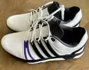 NIB Asym 2014 Adidas RH Energy Boost Wht Leather/Blk Mens Golf Shoes Size 8.5 Me