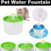 Automatic Electric Pet Water Fountain Dog Cat Water Drinking Dispenser Filter