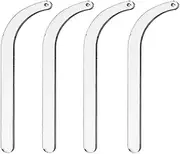 KDUPUP Transparent Acrylic Earring Try on Sticks Strip Ear Stud Hoop Try-Free Earrings Jewelry Display Holder Props Tool for Mall Retail Store 8PCS