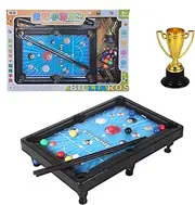 Tabletop Pool Table | Miniature Billiards Game Set | Pool Table with Billiard Accessories | Compact Desktop Billiards Game for Boys and Girls for Indoor Entertainment and Learning