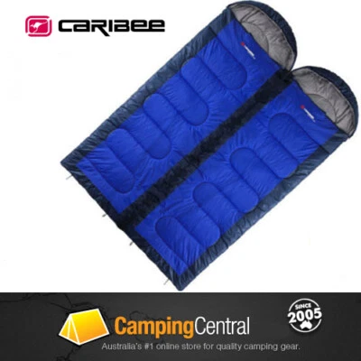 CARIBEE GENESIS DUO +7 C. Twin Double Sleeping Bag 2 Person