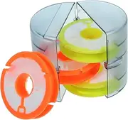 GANAZONO 1Box Fishing Line Bobbins Durable Fishing Line Winding Board with Storage Spools Easy to Use for All Fishermen