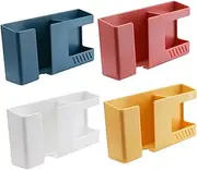 4Pcs Nail Storage Box for Wall Mount Phone Charging Organizer with Charging Port Material Multi Color Options for Home and Office
