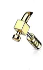 Body Accentz Claw Hammer Surgical Steel Cartilage Tragus Barbell Studs Ear