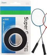 Racket Grip Tape, Badminton Racket Grip, Soft, Breathable Grip Bandage for Badminton Rackets, Elastic Grip Tape for More Comfort, Pack of 3 Sticky Badminton Accessories for