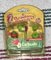Sealed 2012 American Greetings Strawberry Shortcake Earbuds Strawberry Scented ￼
