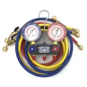 Yellow Jacket 49868 2-Valve TITAN Test/Charging Manifold, Gauges