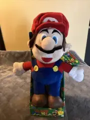 RARE Talking Super Mario NIB Figure 1997 Treasures Nintendo 64 Era Toy WORKS!