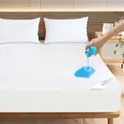 Full Size Mattress Protector Waterproof Mattress Topper Pad Cover Fitted Bed ...