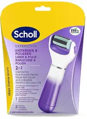Scholl 2 in 1 Smooth Velvet Electric Foot File