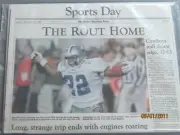 Smith Single Season Touchdown Record Collectible Newspaper