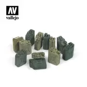 VALSC207 - Vallejo Scenics - 1:35 German Jerrycan Set