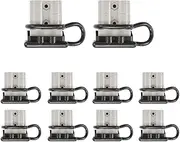 ATEM POWER 50A 10 PCs Anderson Connector for 6-16AWG with Dust Cover - Battery Quick Connect Disconnect, Wire Harness Plug Kit for 12/24V DC Power Auto Solar Electrical Devices, Grey