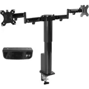 VIVO Electric Dual Monitor Desk Mount with Touch Screen Memory Controller