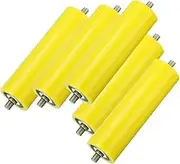 Set of 5 Urethane Roller Conveyor, Conveyor Rollers Length: 190-990mm Between Frame, Diameter 35mm/1.4" 50mm/ 2" 60mm/ 2.4" 70mm/ 2.8", Roller for Food Processing(Set of 5 D-2.4"/60mm,L-27.2in/690MM)