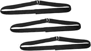 BIUDECO 3pcs Yoga Stretching Strap: Non-elastic Workout Band Yoga Belt Strap Exercise Equipment For Yoga Fitness Dance Gymnastics