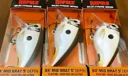 3 Rapala Balsa Xtreme BX MID Brat 5 BXMB05 Crankbait Lures CHANGE UP