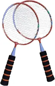 ibasenice 1pair Lightweight Badminton Racket for Boys and Girls Outdoor Sports Toy for Ages Easy to Carry Handle for Fun Playtime Activities