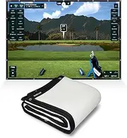 SimSpace Platinum Golf Impact Screen - Projector Screen for Golf Simulator for Home, 4 Layer Performance with Impact-Resistant Foam, Noise Reduction, Ultra 4K HD Clarity, 2.7 x 3 metres