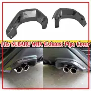 Carbon 22-25 Fit For Subaru WRX VB 4DR Exhaust Pipe Cover Trim 2pcs (for: Subaru)