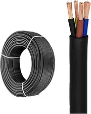328FT 2-5 Conductor Electronic Wire Oxygen-Free Pure Copper Core PVC Insulated Cable UL Certified Flexible Sheathed Electronic Wire for Home Appliances and Installation Projects(1 mm²,4C)