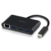 Alogic Usb Typc C To Gigabit Ethernet & Usb 3.0 3 Port Usb Hub Vrova Series