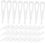 SHINEOFI Fashionable Clothing Clips 100pcs Alligator Clothespins for Socks Pants Ties Shirts