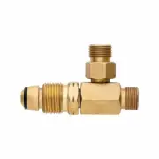 Gasmate Adaptor Converts POL/QCC To Twin 3/8" BP LH - in stock