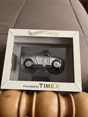Waterbury sportscar clock (silver convertible) NIB seal not broken FREE SHIP