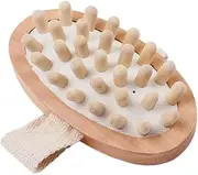 Body Massage Brush Foot Massage LED Pineapple Cup Bathroom Acessories Massage Bath Brush Exfoliating Brush Shower Brush Wooden