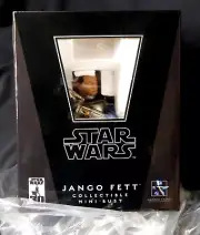 Star Wars Jango Fett Bust New 2007 Sealed Gentle Giant Amricons