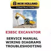 NEW HOLLAND E385C CRAWLER EXCAVATOR MANUAL REPAIR SHOP SERVICE PDF
