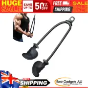 Pull Down Rope Ergonomic Tricep Pull Down Gym Cable Attachment Full Palm Support
